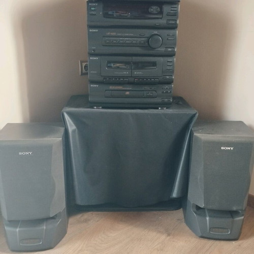 Sony LBT-N200 stereo system used with two speakers, needs maintenance