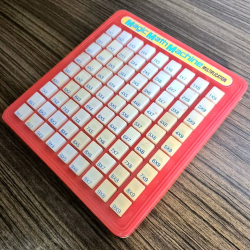 Magic Math Machine used multiplication math tool 1988