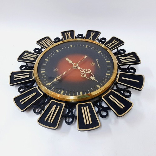 Jantar Vintage Electro-Mechanical Wall Clock USSR 80s, Like New