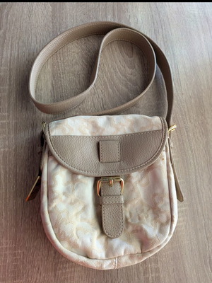 Tous crossbody bag used, white and beige, size 22x19 cm