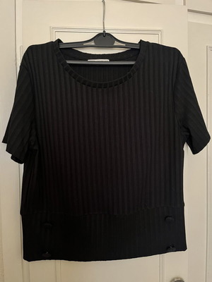 Zara black blouse XL like new