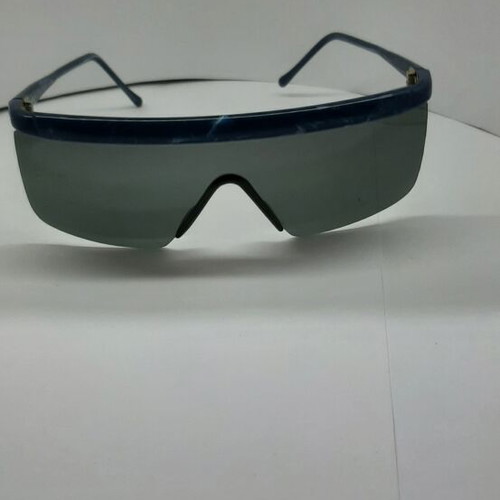 Sunglasses like new with blue marble frame and black tinted lenses