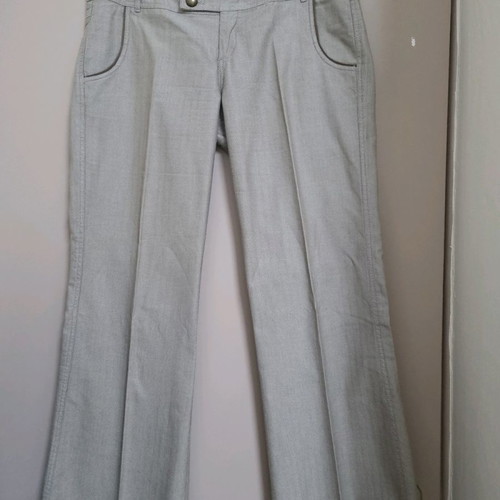 Mexx Fashion women's pants like new, low waist, beige-green shades