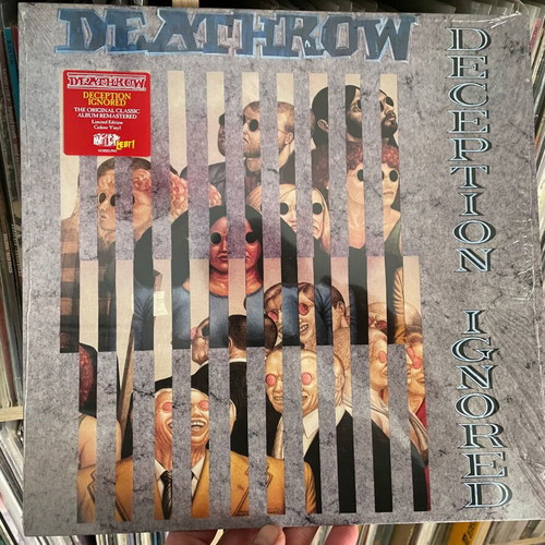 Deathrow Deception Ignored 2018 Reissue vinyl like new, metal