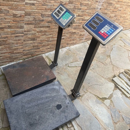 Platform scales used, up to 200 kg each