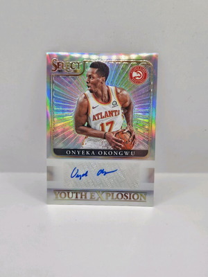 Κάρτα Panini Select Youth Explosion Onyeka Okongwu αυτόγραφο σαν καινούργιο