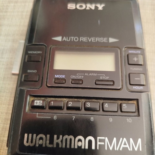 Sony Walkman WM-AF62/BF62 portable cassette player used, for parts or repair