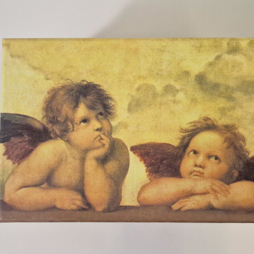 Decorative angel boxes set of 2, like new