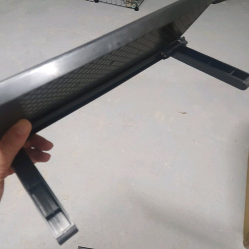 TV shelves used for rear recess
