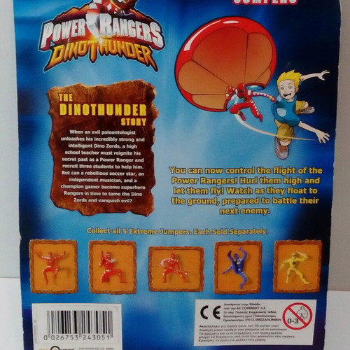 Power Rangers Dino Thunder Extreme Jumpers Red Ranger new