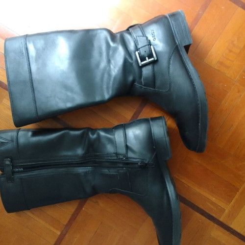 Geox leather boots size 36 like new, black