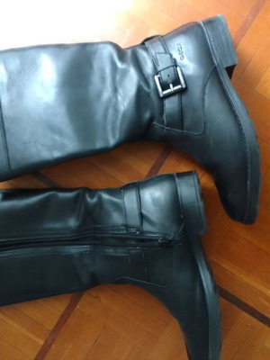 Geox δερμάτινες μπότες ν. 36 σαν καινούργιο, μαύρες