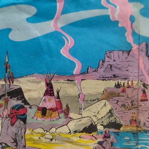 Mikros Kaoumpoi poster used, collectible "The Village of Tsipiripo"