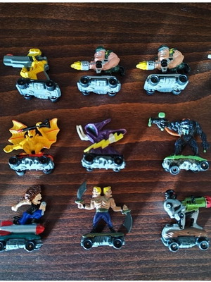 Savage Mondo Blitzers Skateboard Mania 15 Vintage Skater Figures '90s Kenner 1991
