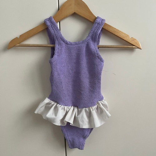 Hunza G Kids One-piece Swimsuit like new, purple