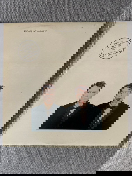 βινύλιο Pet Shop Boys actually Greek first press