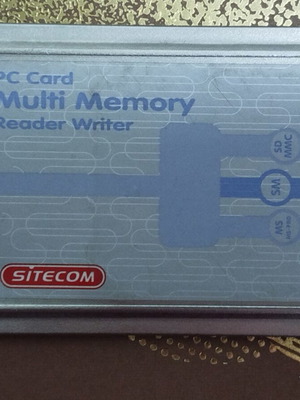 PC Card Reader like new, supports old memory cards