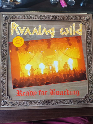 Running Wild Ready for Boarding LP like new, metal