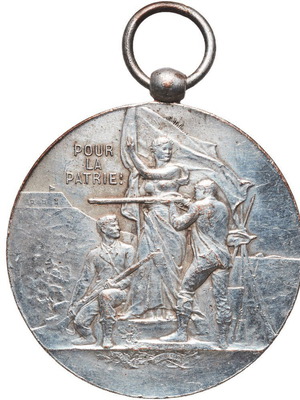 Medal used National Shooting Competitions France bronze 33.72g