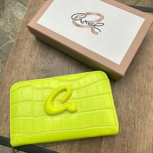 Axel wallet new lime croco