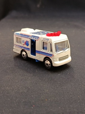 Matchbox Die Cast Police Truck Camper 1998 like new