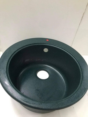 Saga Granite Green Circular Kitchen Sink Classic S-316 new