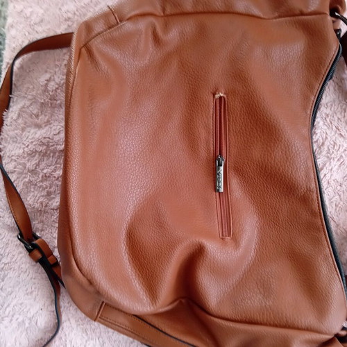 Verde shoulder bag used, brown