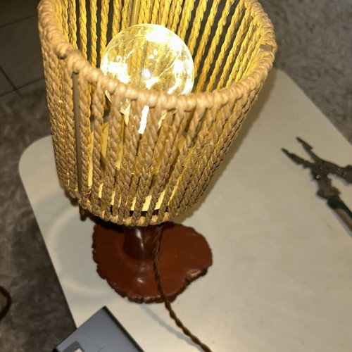 Usb rustic lamp set of 2, 30 cm, new