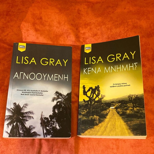 Lisa Gray books like new, set of 2 crime novels