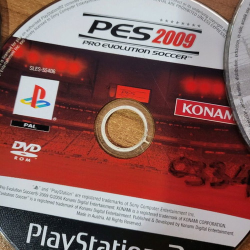 PS2 football games used, non-working, pack