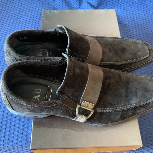 FABI shoes brown loafers like new, size 44