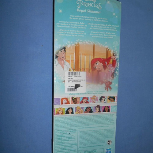 Disney Princess Royal Shimmer doll in sealed packaging