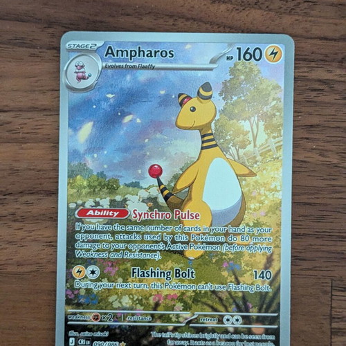 Pokemon TCG Ampharos CRI 090 Chaos Rising card new