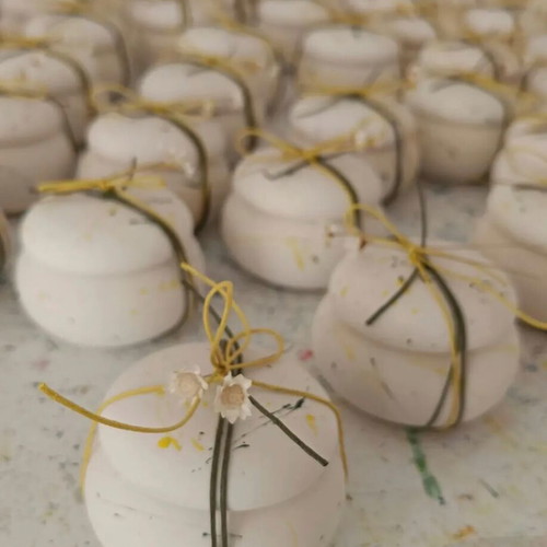 Macaron bonbonniere made of artistic plaster new