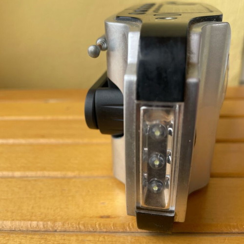 Power Plus solar transistor radio used with clock and flashlight