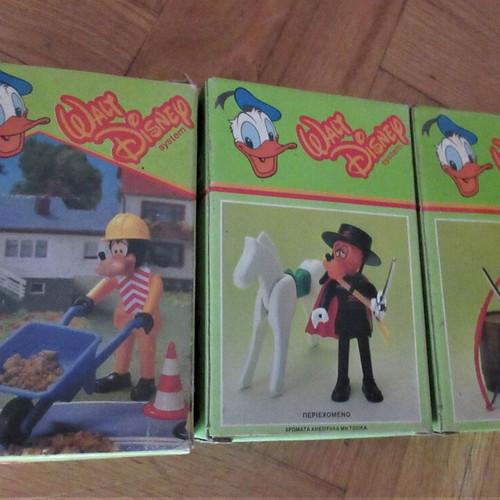 Lot Greek Walt Disney Figures new in boxes from Pyroplast 80s
