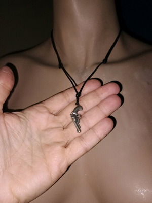 Handmade jewelry Greek made, like new, black