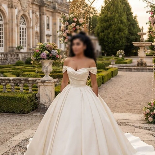 Wedding dress new, white, size XS