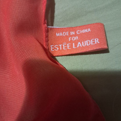 Pareo Estee Lauder like new, white and orange