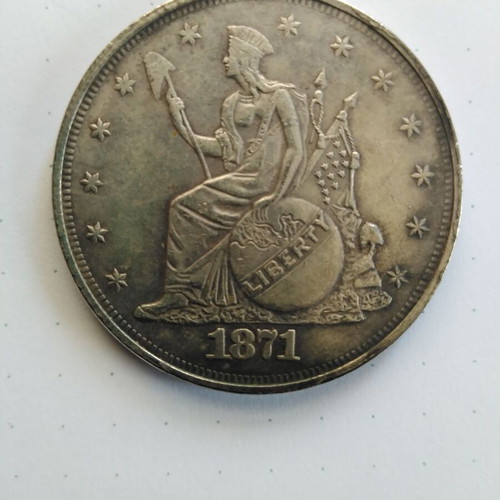 USA TRADE DOLLAR 1871