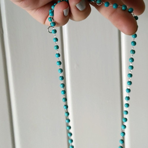Vintage women's necklace with extension handmade jewelry new