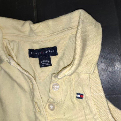 Tommy Hilfiger baby dress size 3-6 months pastel yellow like new