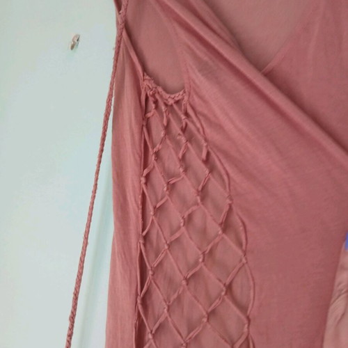 Minkpink maxi dress size M like new, beige