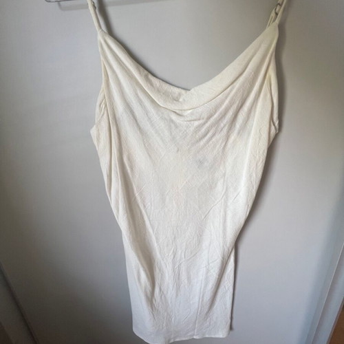 Mini white dress almost unworn, size S