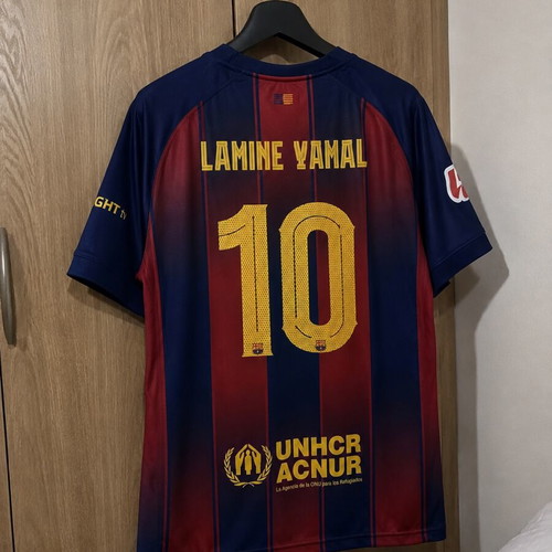 FC Barcelona Lamine Yamal jersey Nike Dri-FIT size L