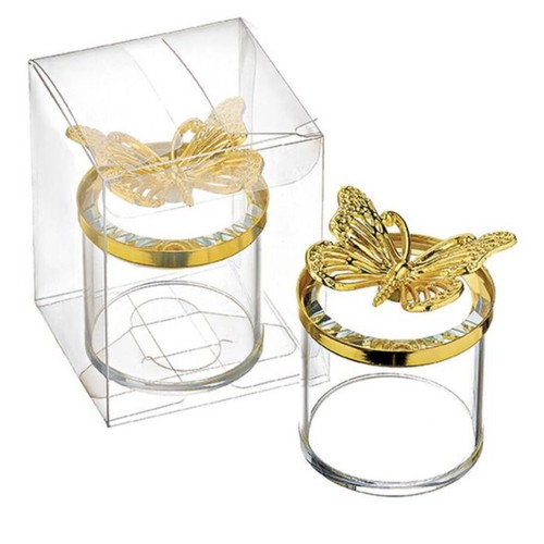 Glass jar bomboniere new 6x8 without sugared almonds