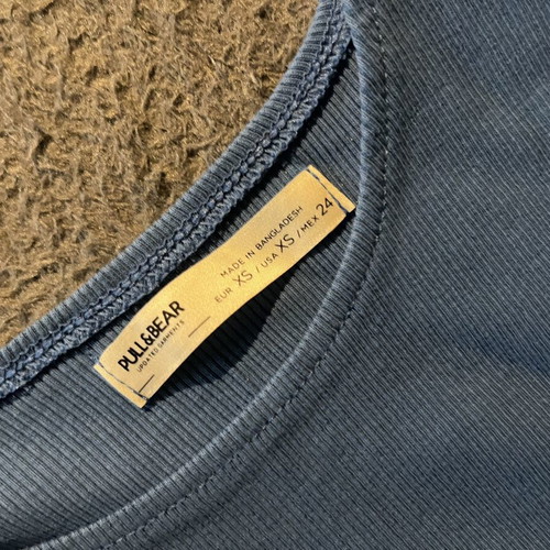 Pull and Bear blue top, XS