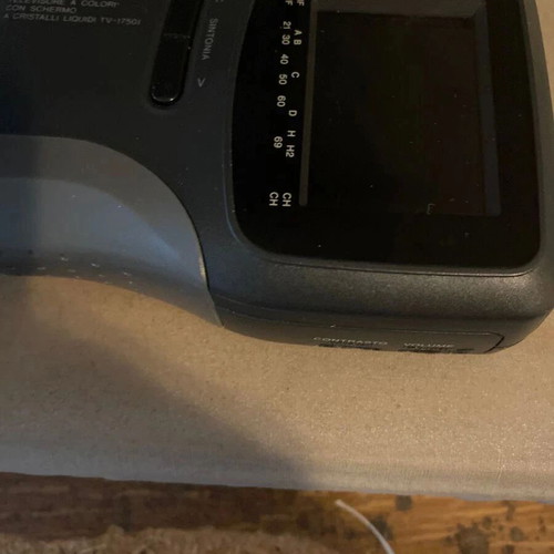 Casio portable TV collectible, used