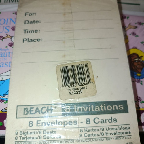 Vintage American Invitations pack of 40 sealed from 1980s