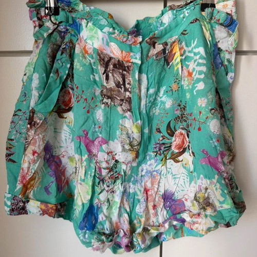 Naf Naf shorts like new, multicolor turquoise, size S